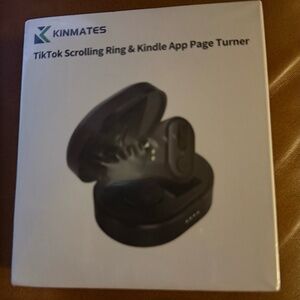 Tiktok Scrolling Ring, Page Turner for iPad & Android Tablet - Black
